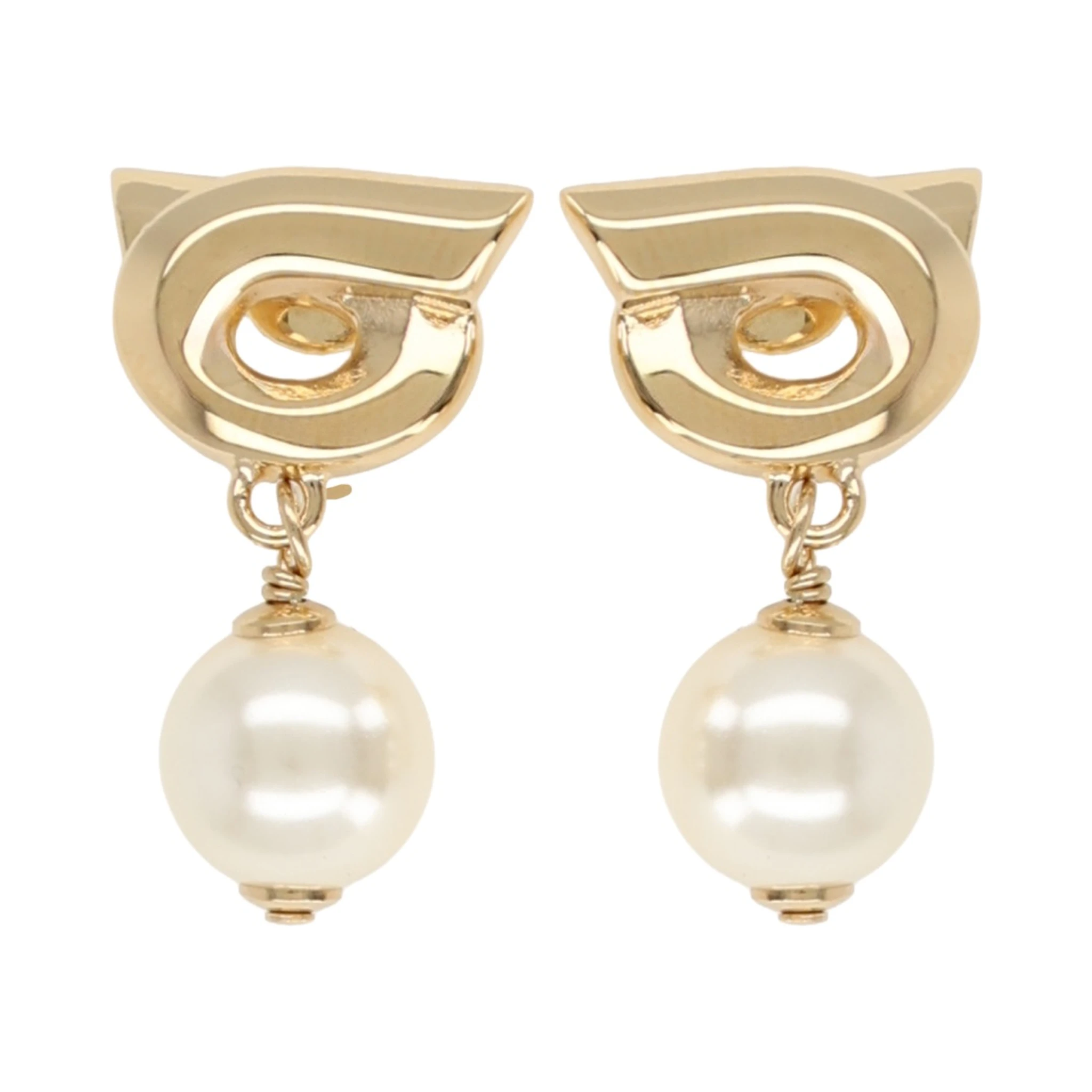 "HOOK" EARRINGS WITH PEARLS