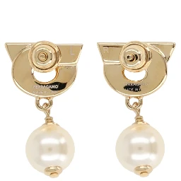 "HOOK" EARRINGS WITH PEARLS