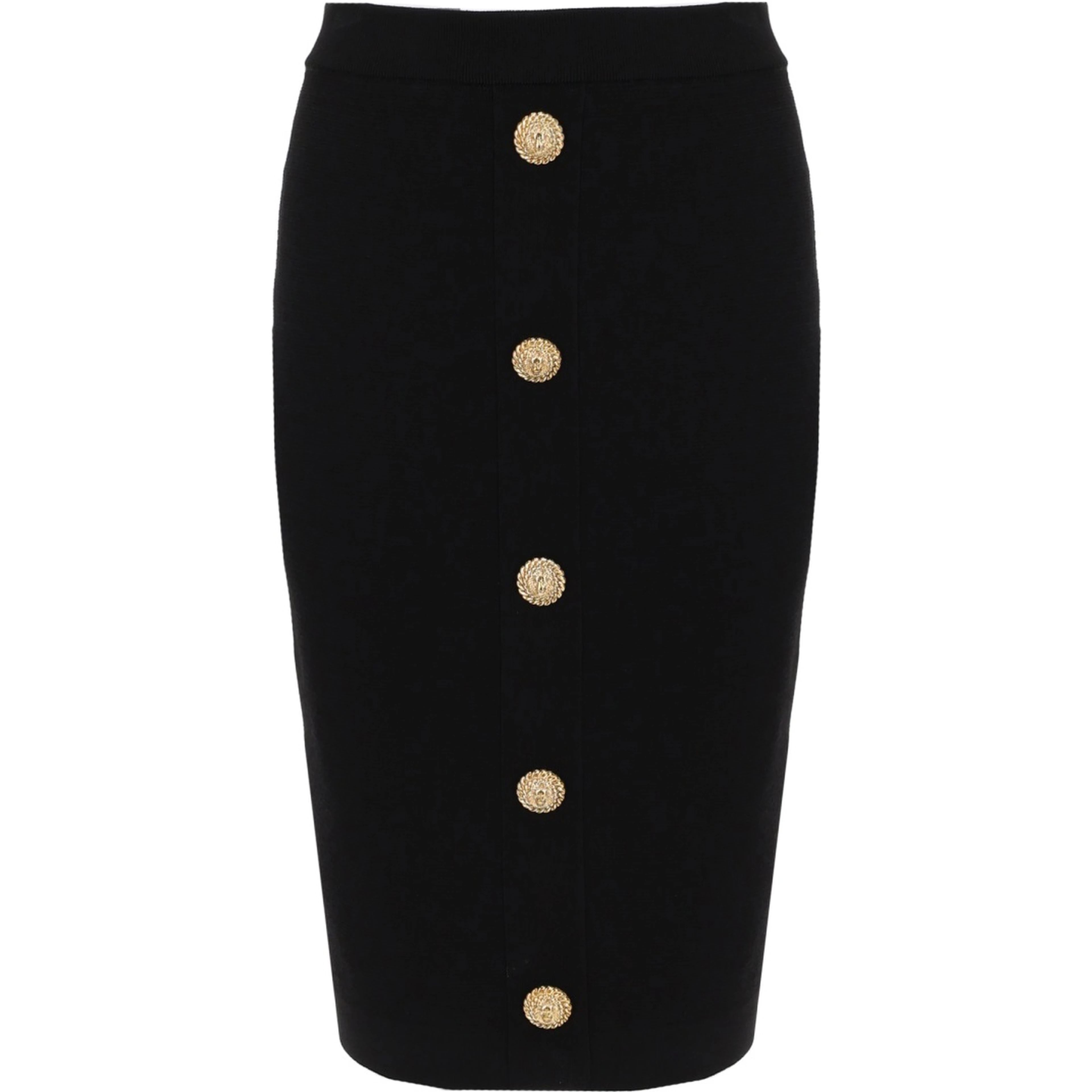 MIDI SKIRT WITH JEWEL BUTTONS