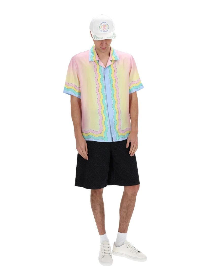 "FLAMING TENNIS BALL" SHIRT