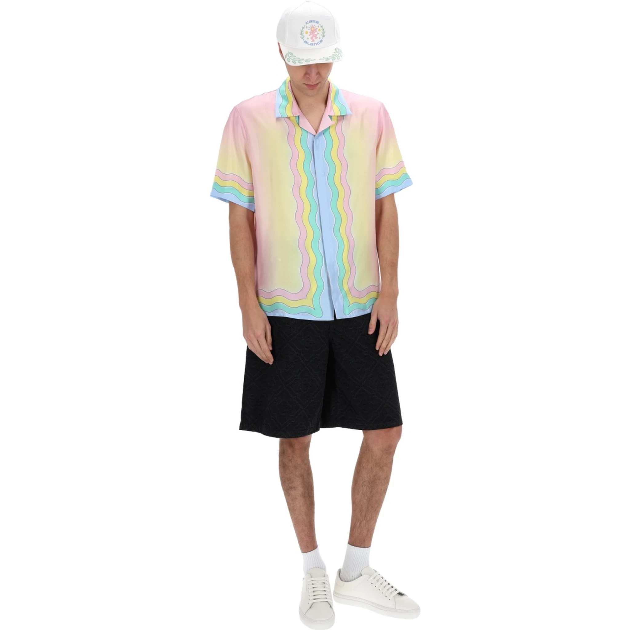 "FLAMING TENNIS BALL" SHIRT