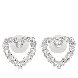 "CRYSTAL HEART" EARRINGS