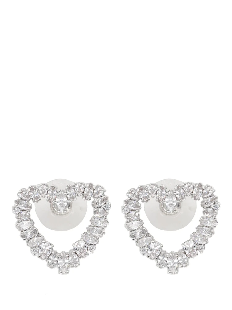 "CRYSTAL HEART" EARRINGS