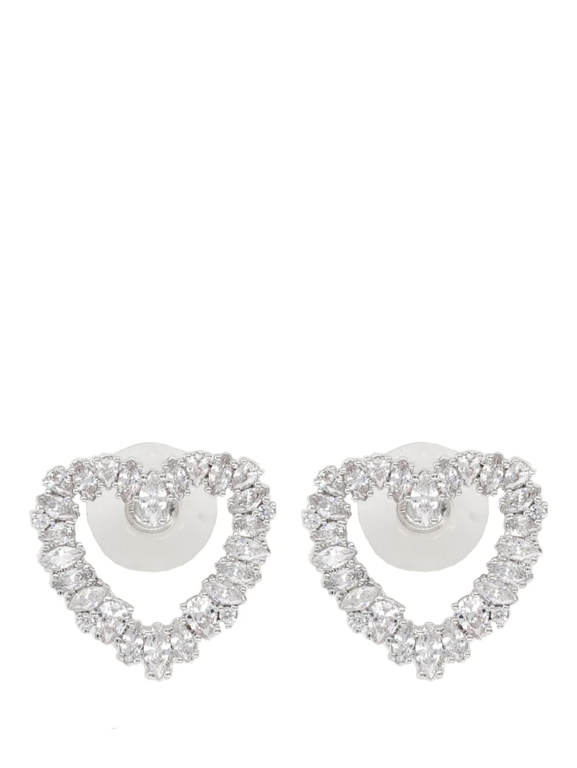 "CRYSTAL HEART" EARRINGS