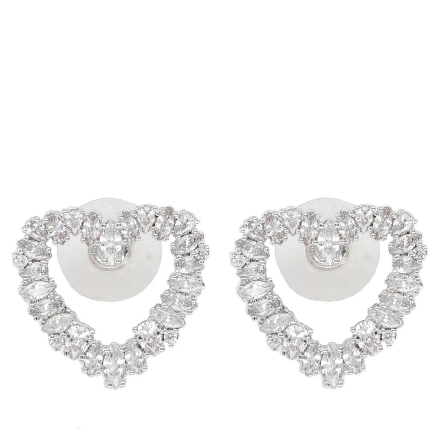 "CRYSTAL HEART" EARRINGS