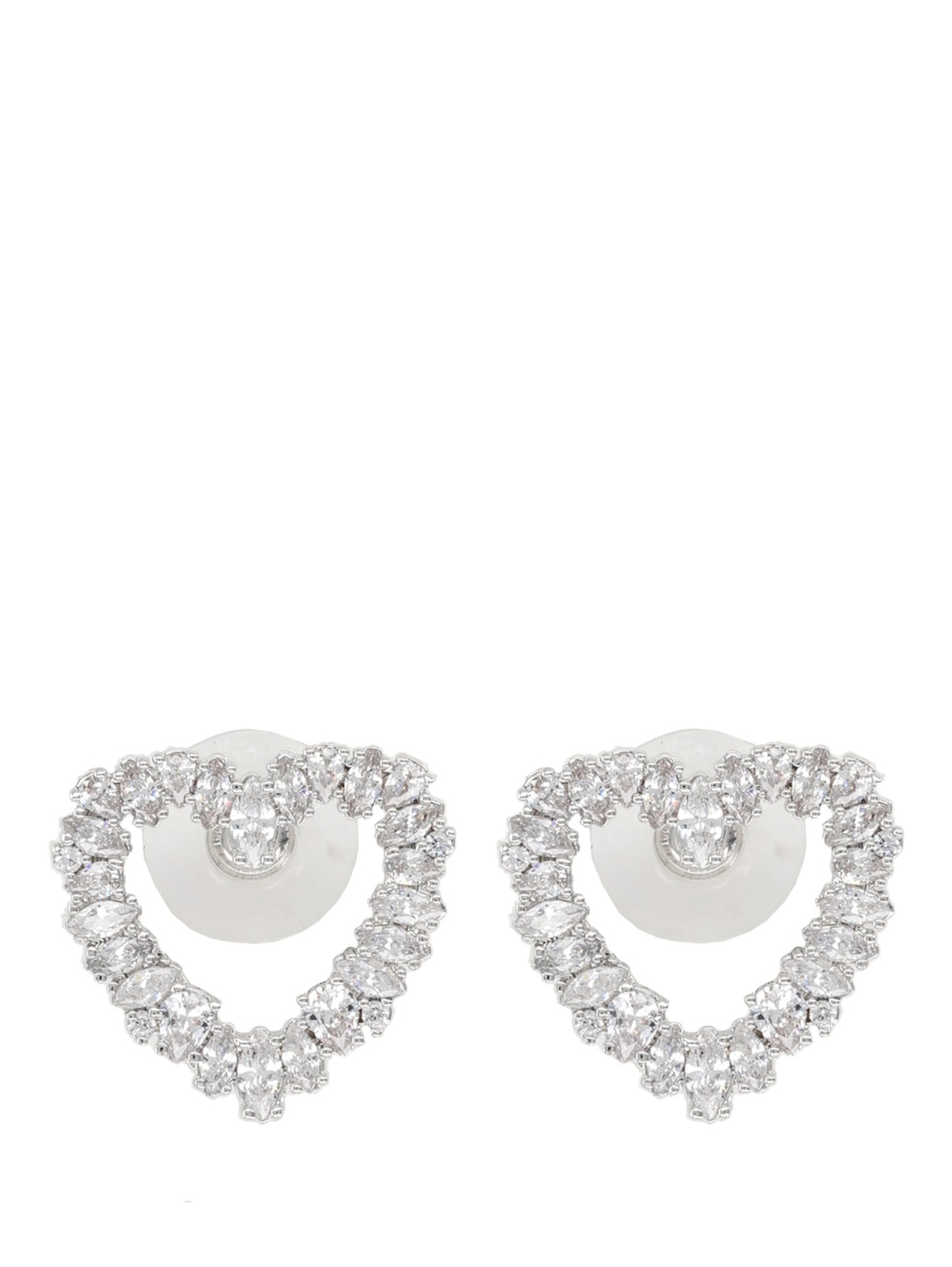 "CRYSTAL HEART" EARRINGS