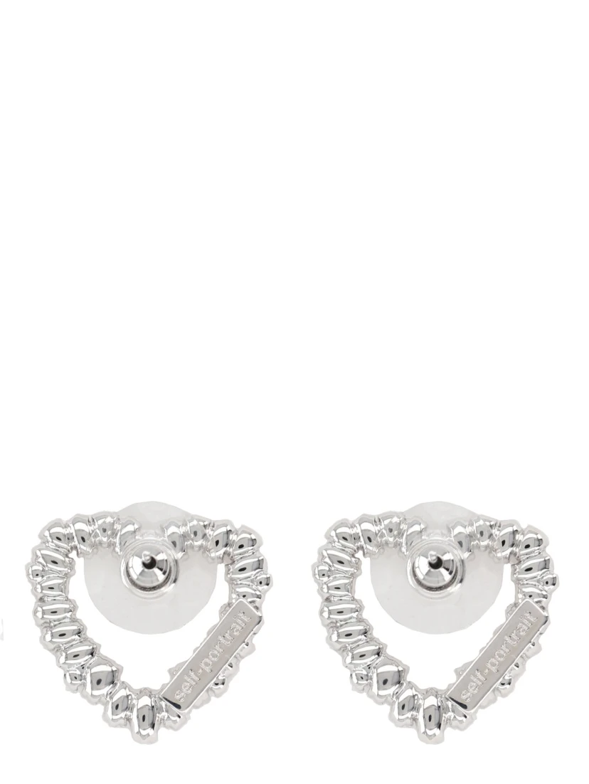 "CRYSTAL HEART" EARRINGS