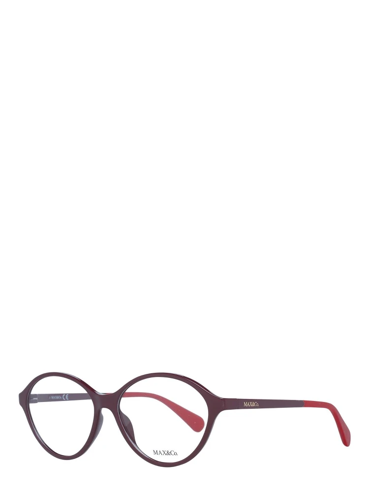 Burgundy Plastic Glasses (Frames)