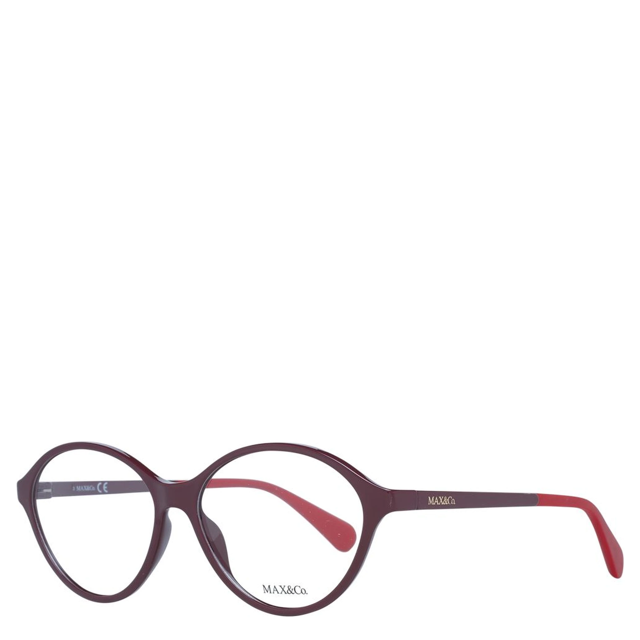 Burgundy Plastic Glasses (Frames)