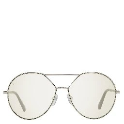 نظارات شمسية معدنية ذهبية