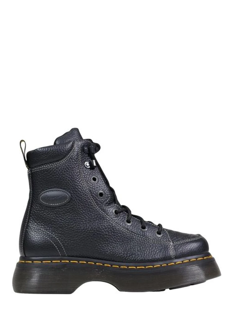 Black Leather Ankle Boots