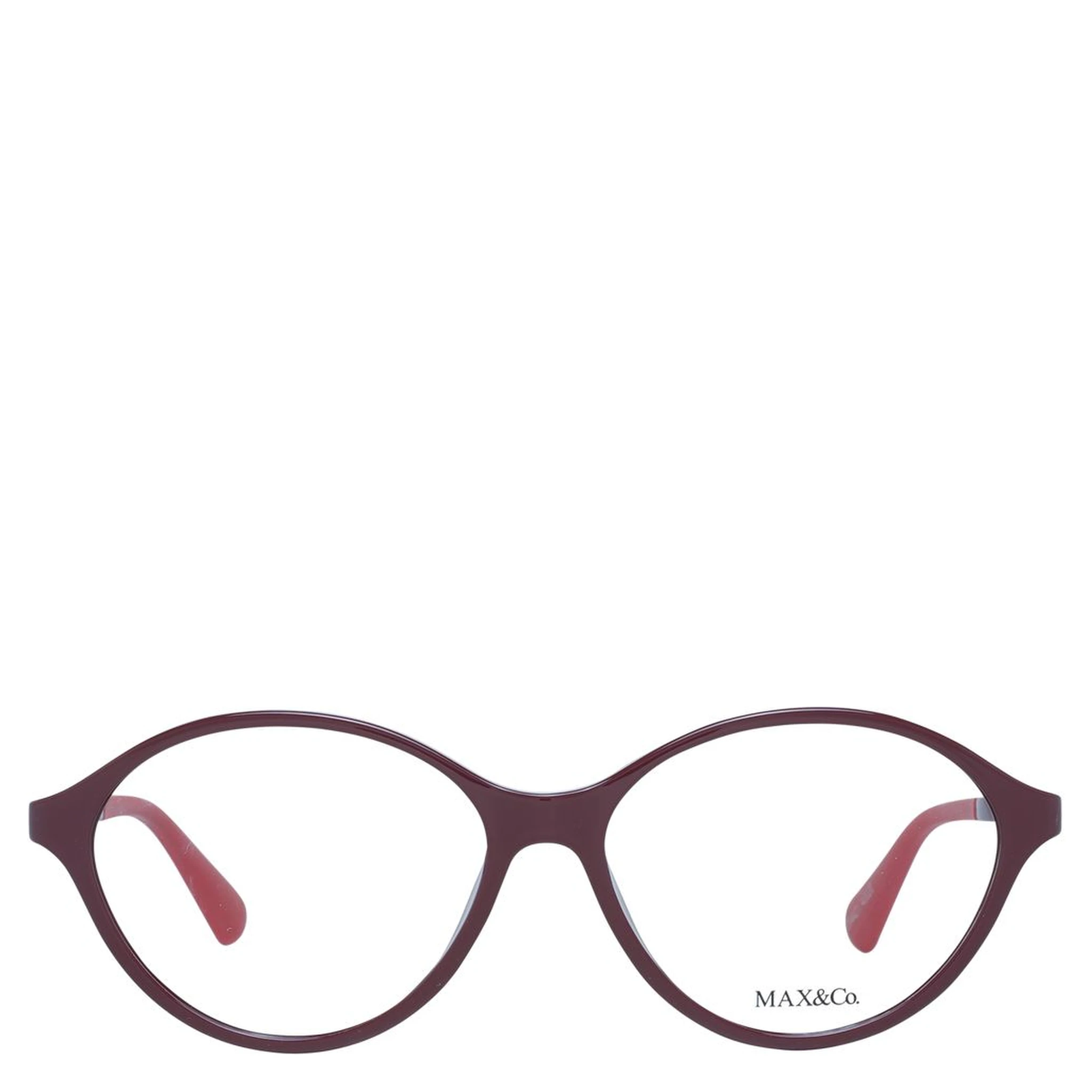 Burgundy Plastic Glasses (Frames)
