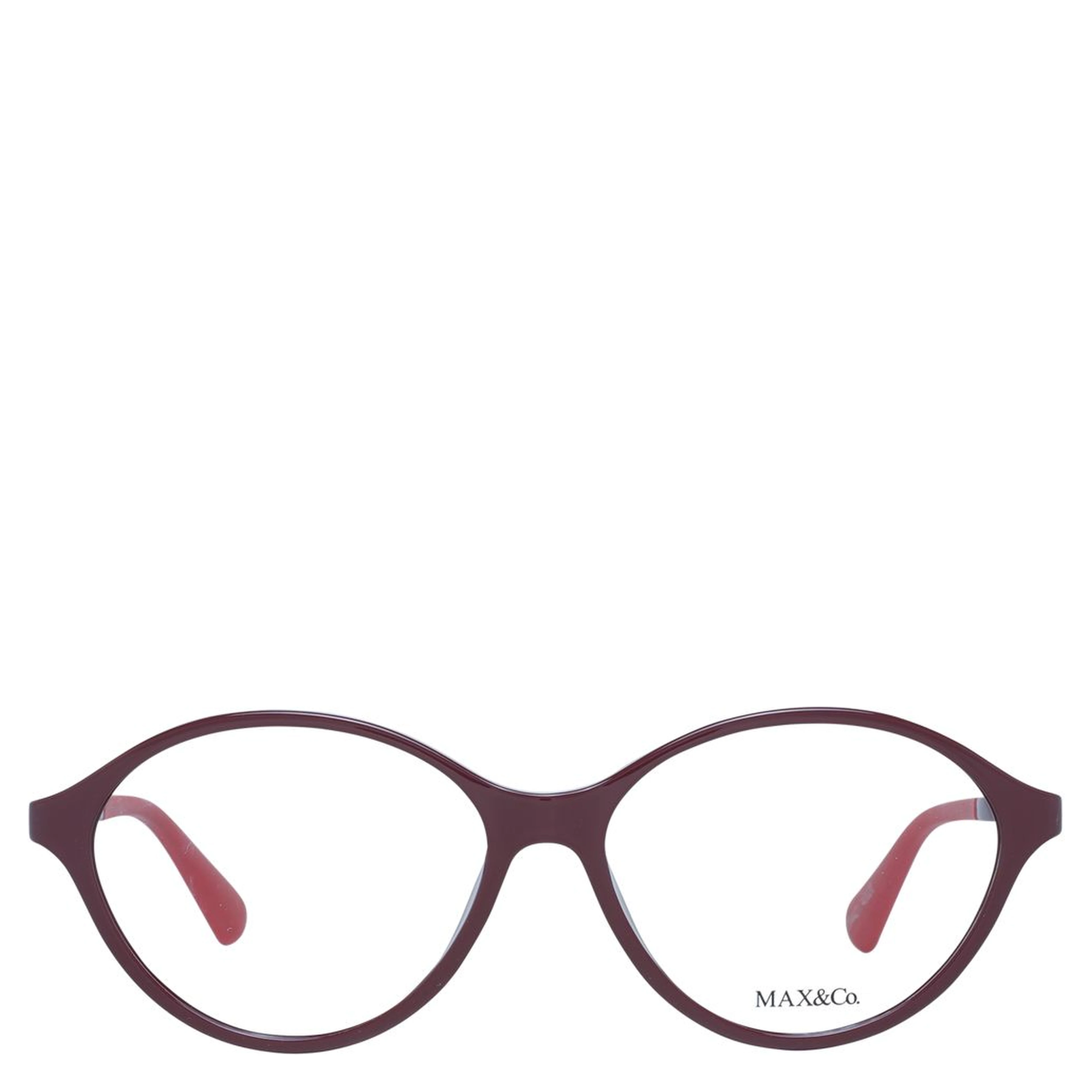 Burgundy Plastic Glasses (Frames)
