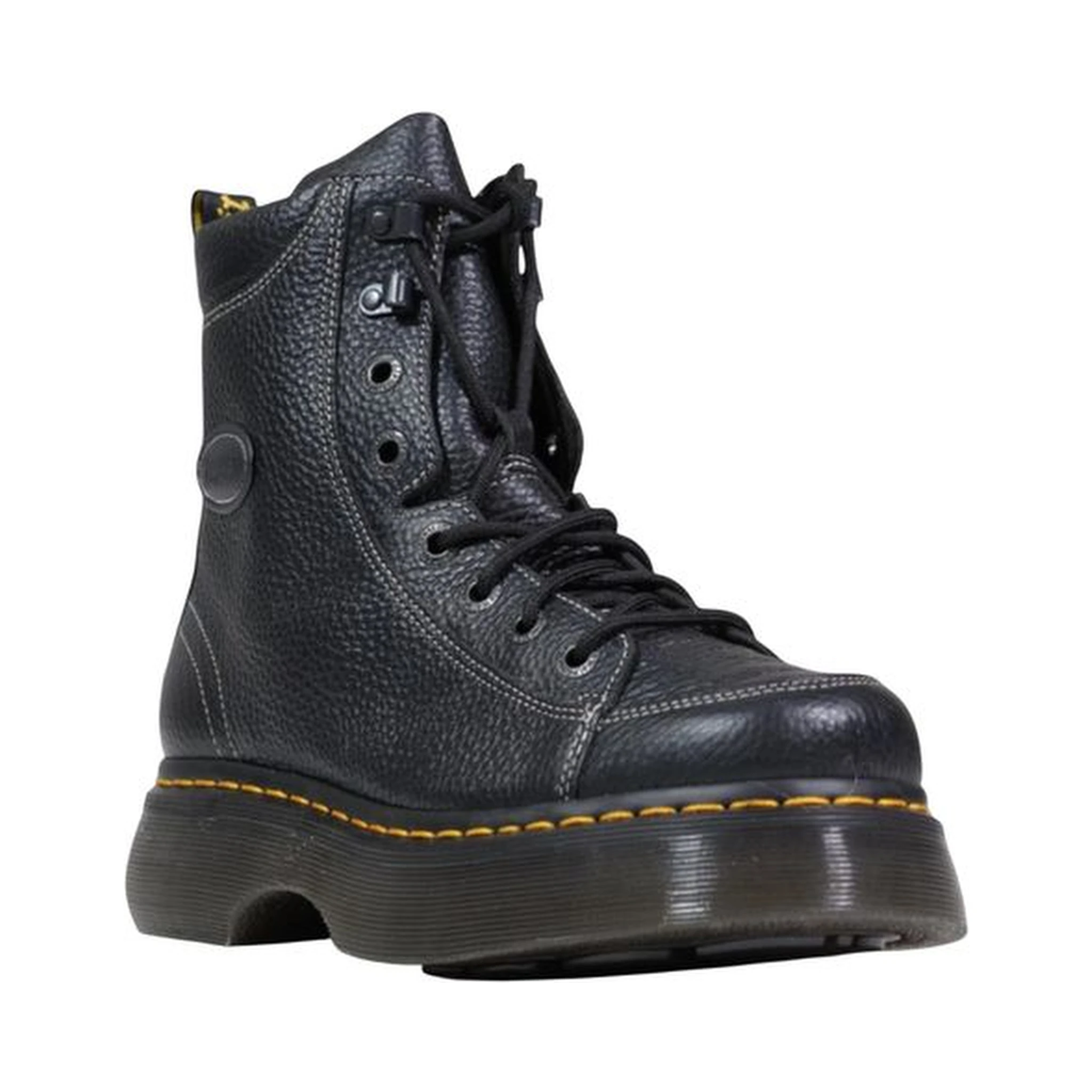 Black Leather Ankle Boots