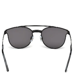 نظارات شمسية معدنية سوداء