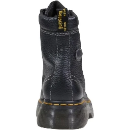 Black Leather Ankle Boots