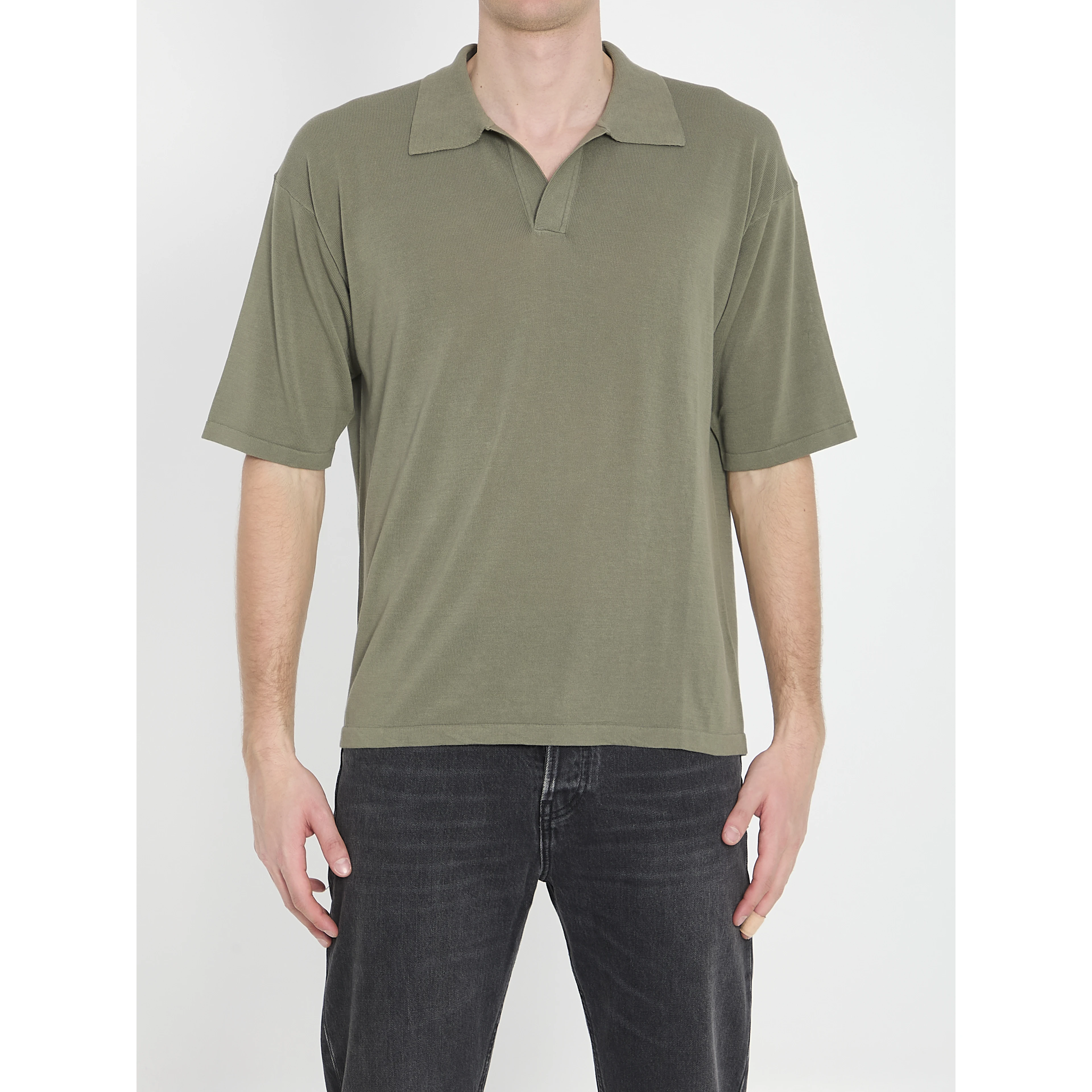 Cotton polo shirt