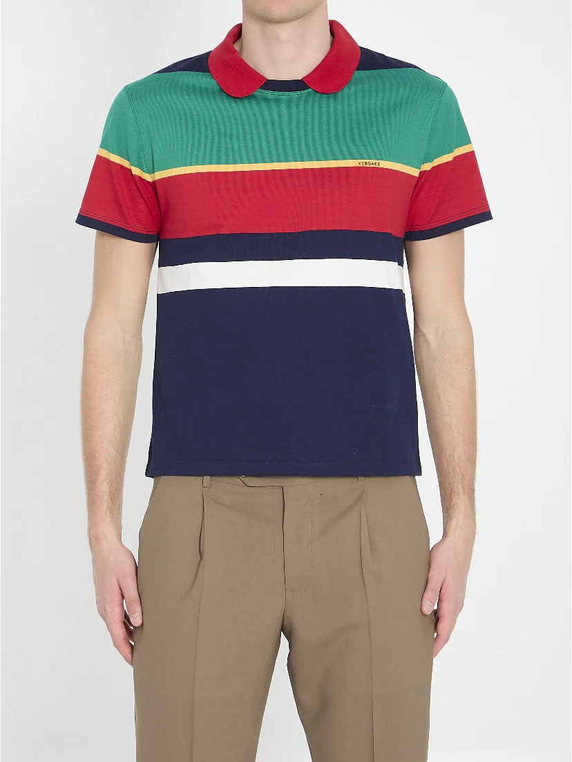 Striped cotton T-shirt