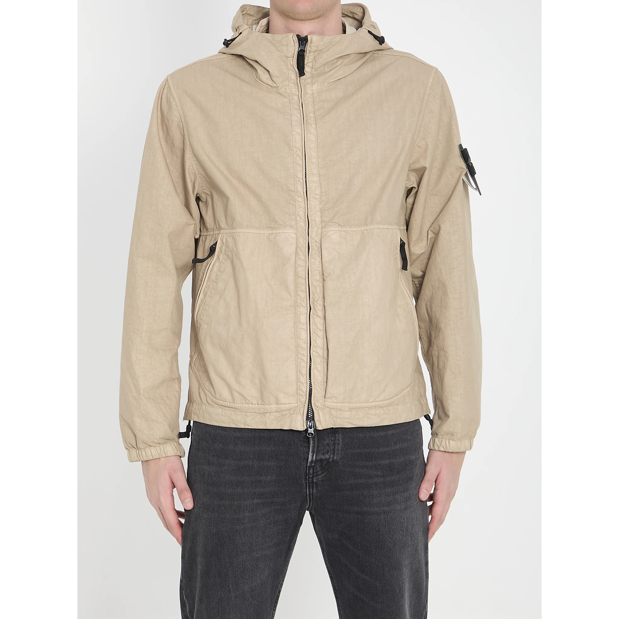 Organic-Look Panama-TC Nylon jacket