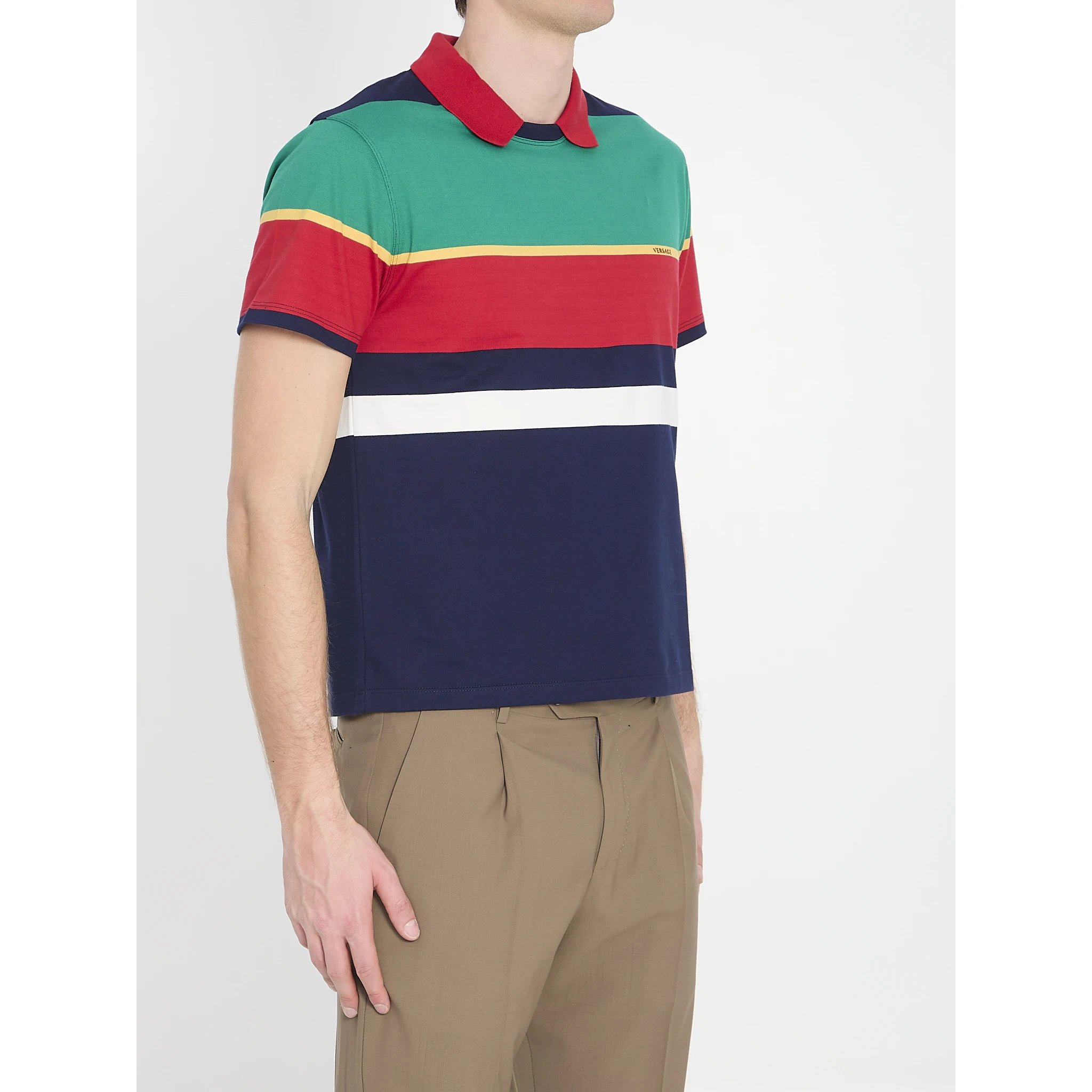 Striped cotton T-shirt