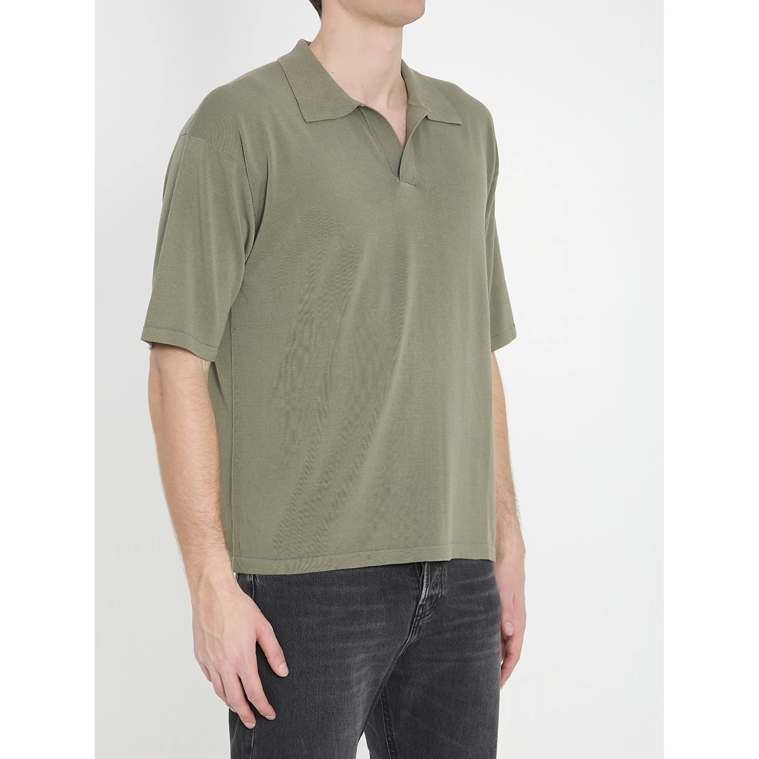 Cotton polo shirt