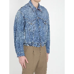 Cotton denim blouson