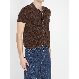 Cotton knit shirt