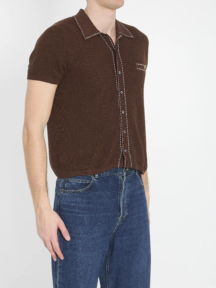 Cotton knit shirt alternative