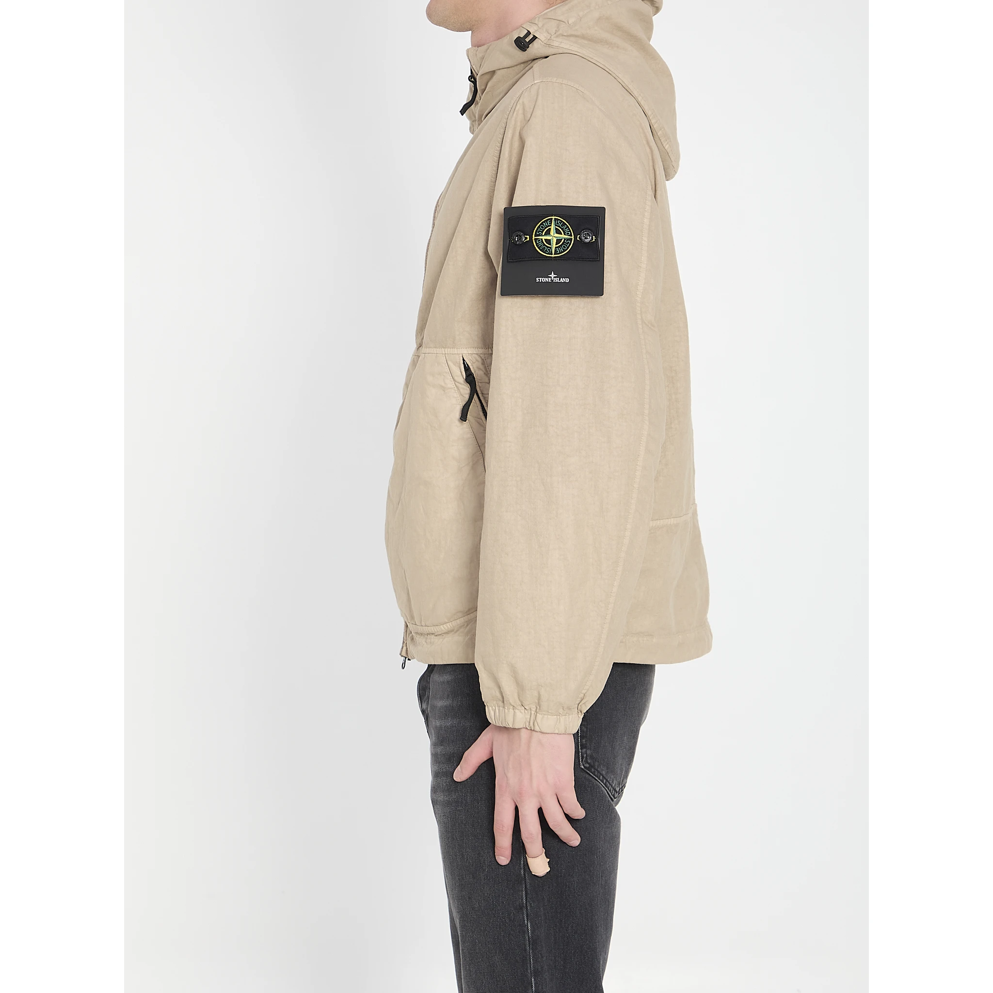 Organic-Look Panama-TC Nylon jacket