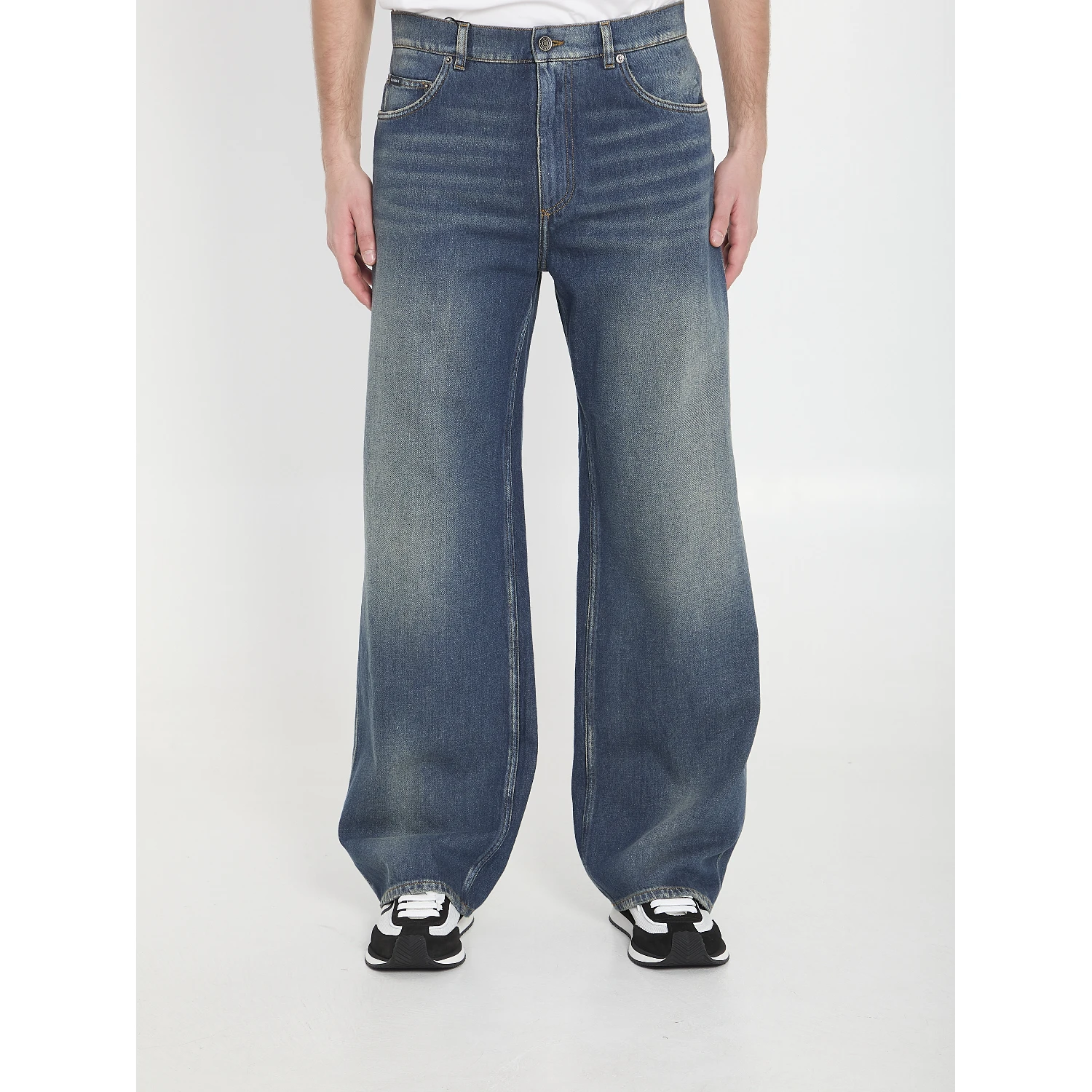 Cotton denim jeans