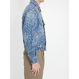 Cotton denim blouson