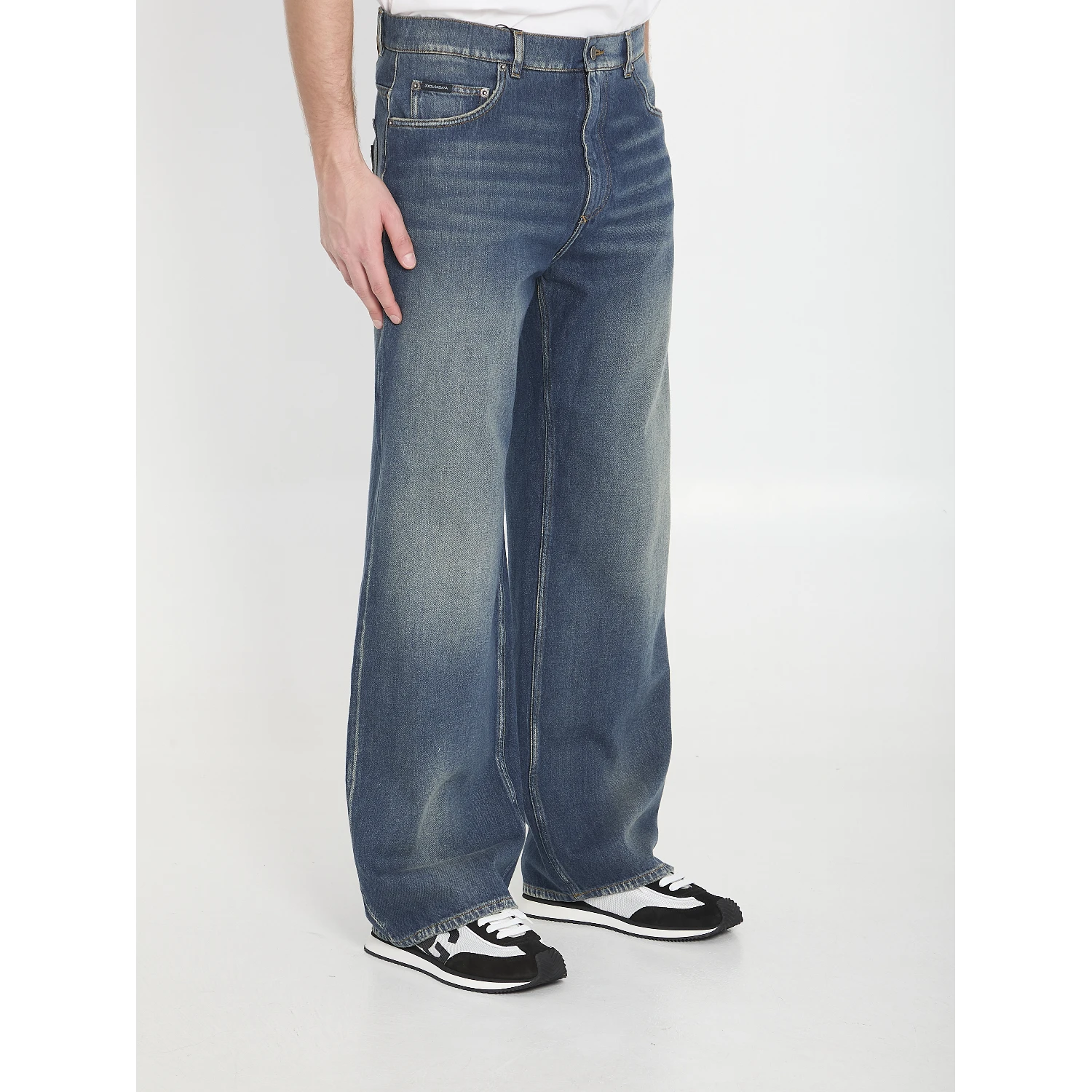 Cotton denim jeans