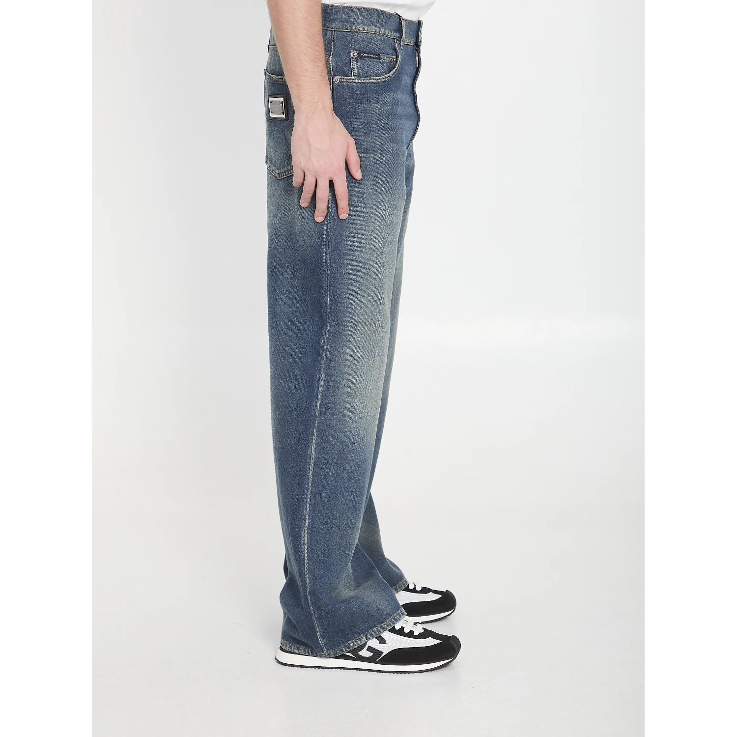 Cotton denim jeans