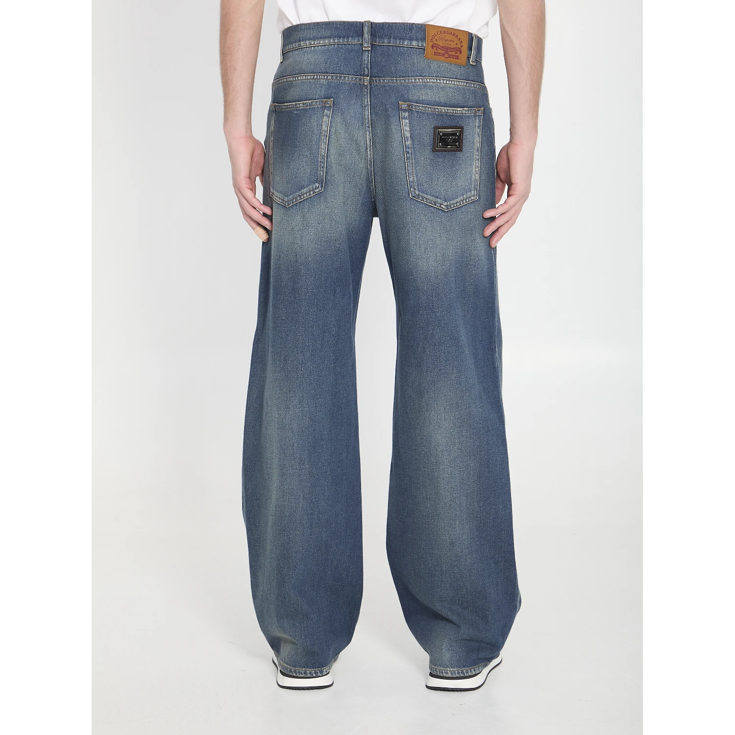 Cotton denim jeans
