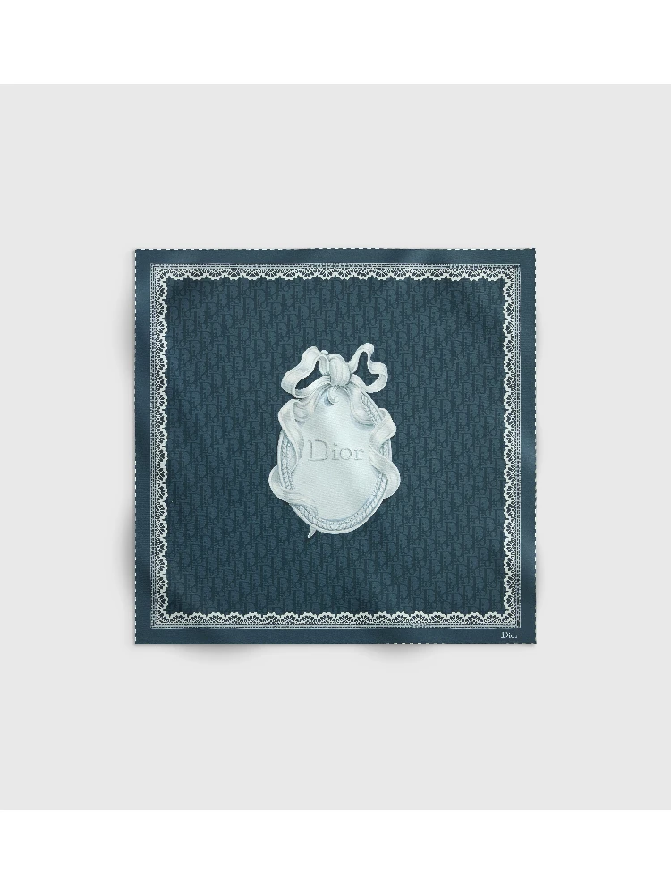 "Dior Médaillon 70" silk foulard