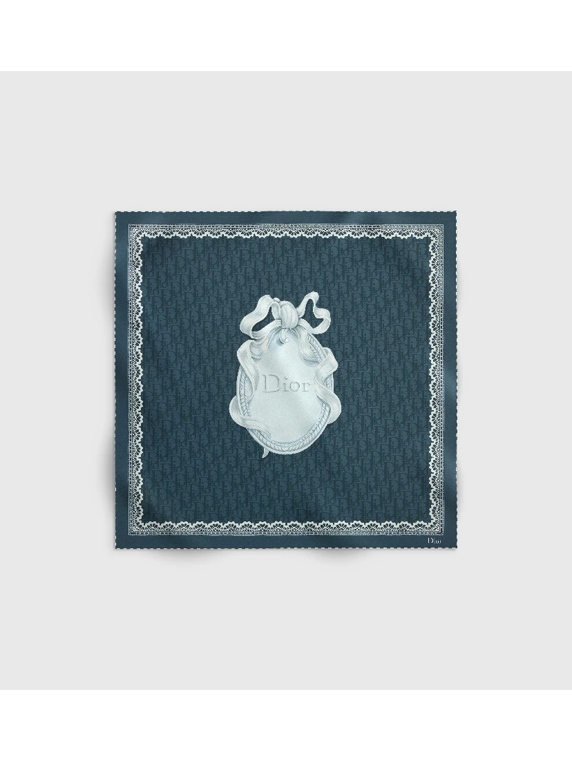 "Dior Médaillon 70" silk foulard