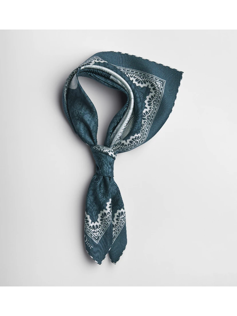 "Dior Médaillon 70" silk foulard