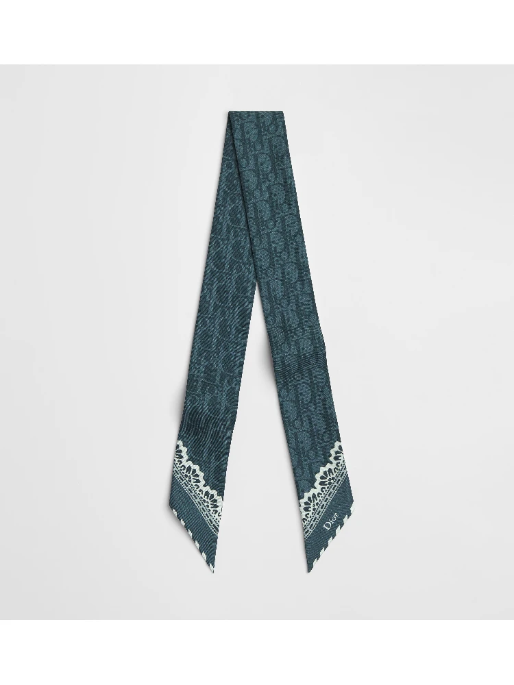 "Dior Médaillon" silk mitzah