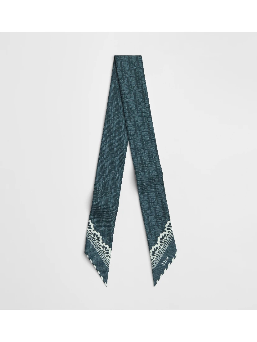 "Dior Médaillon" silk mitzah