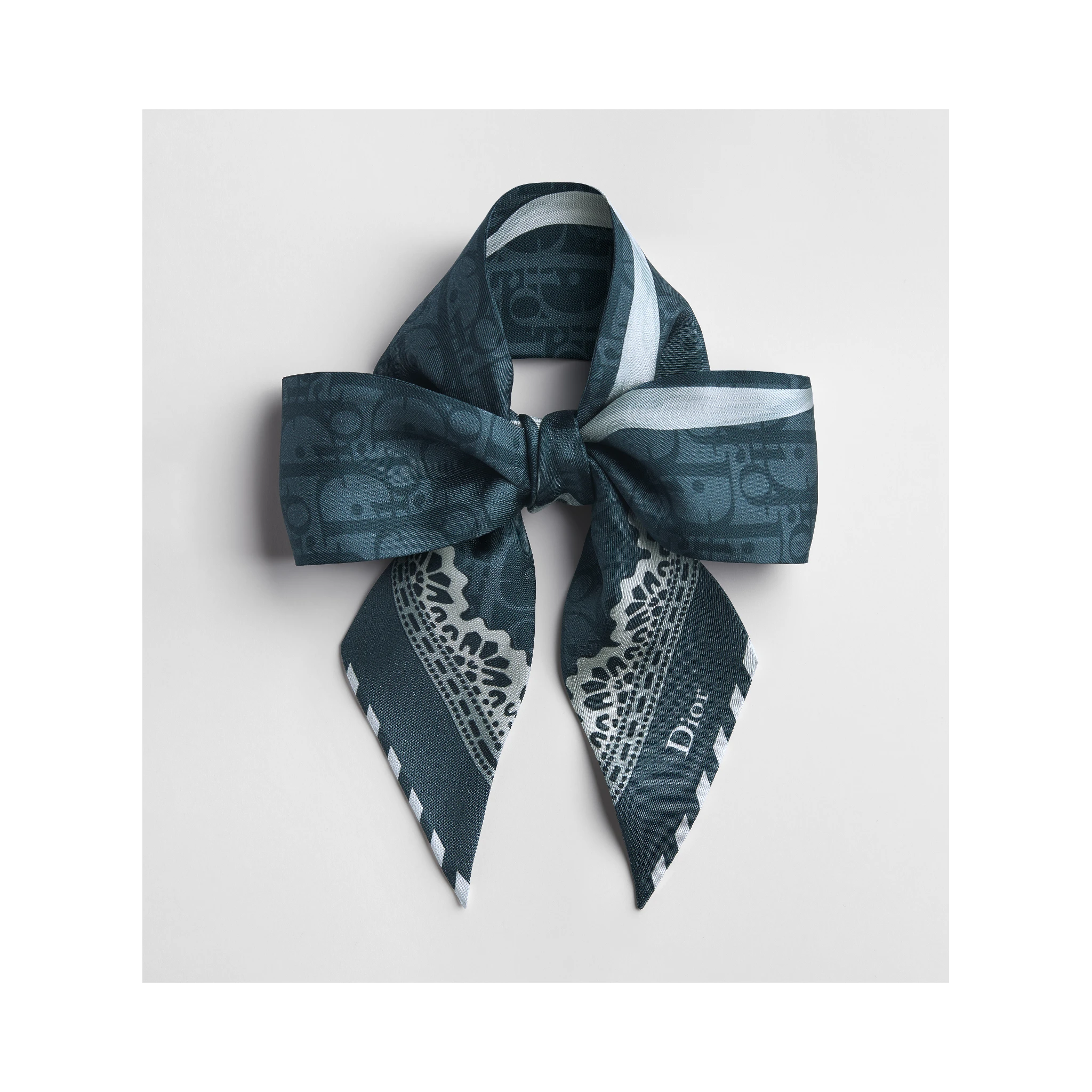 "Dior Médaillon" silk mitzah