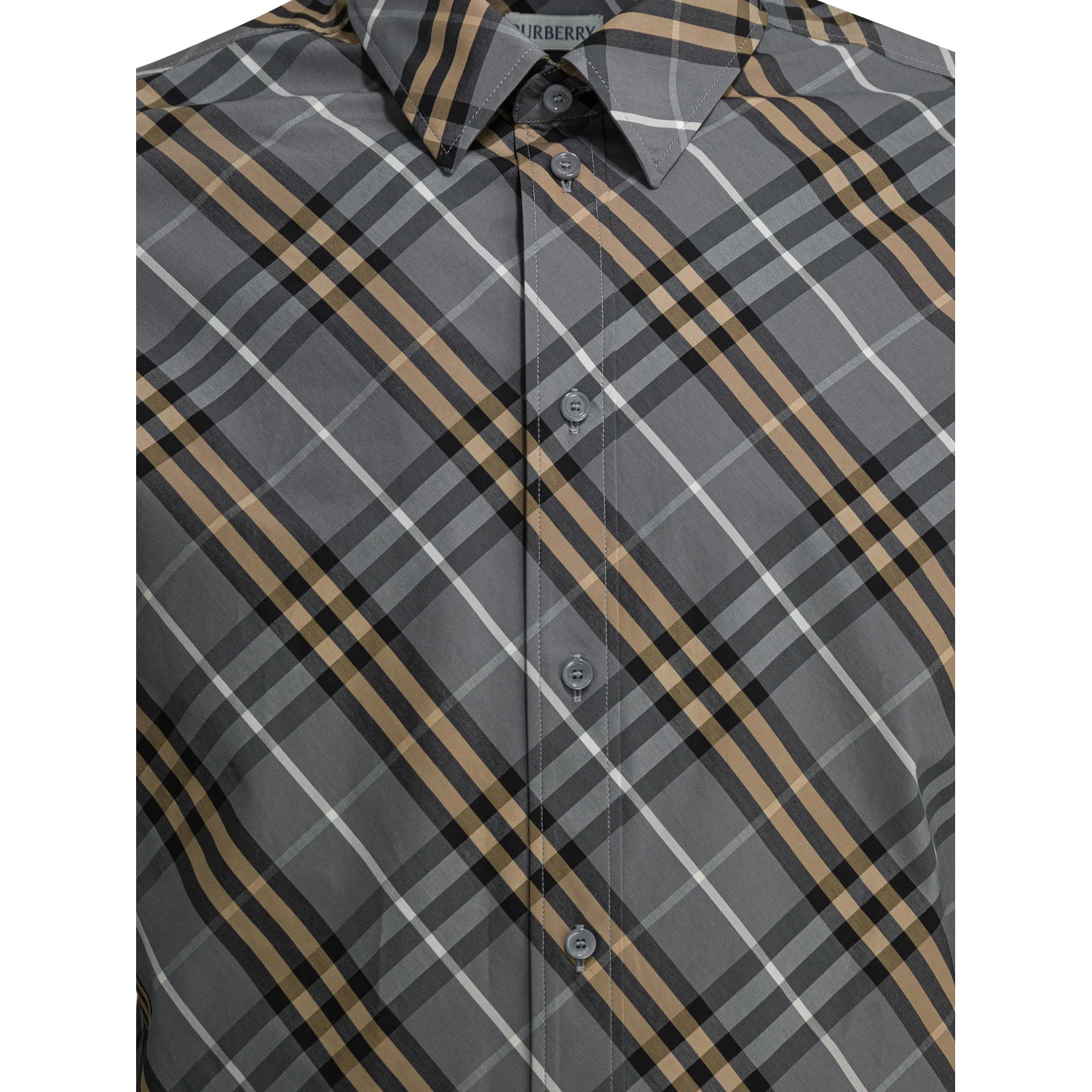 Cotton shirt check