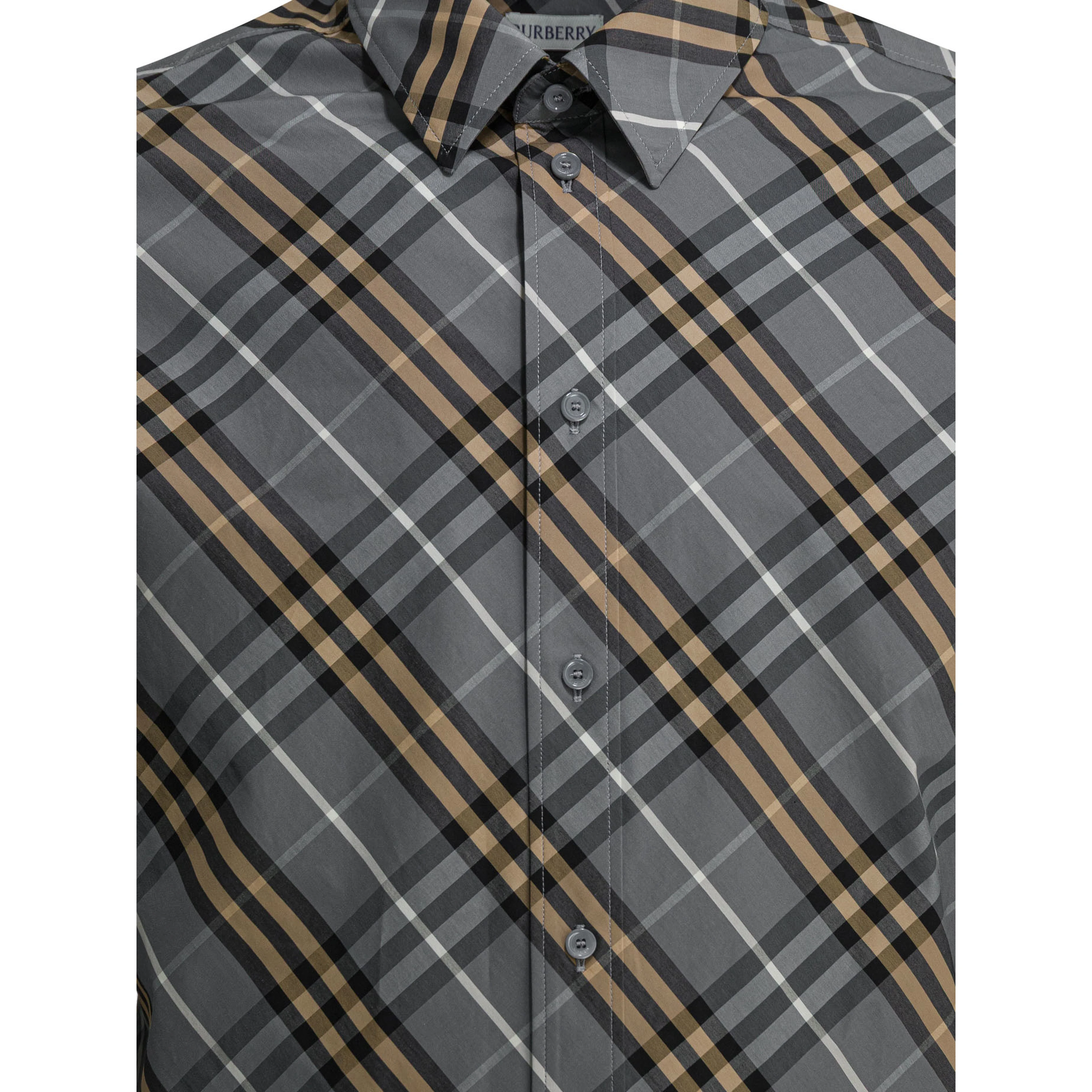 Cotton shirt check