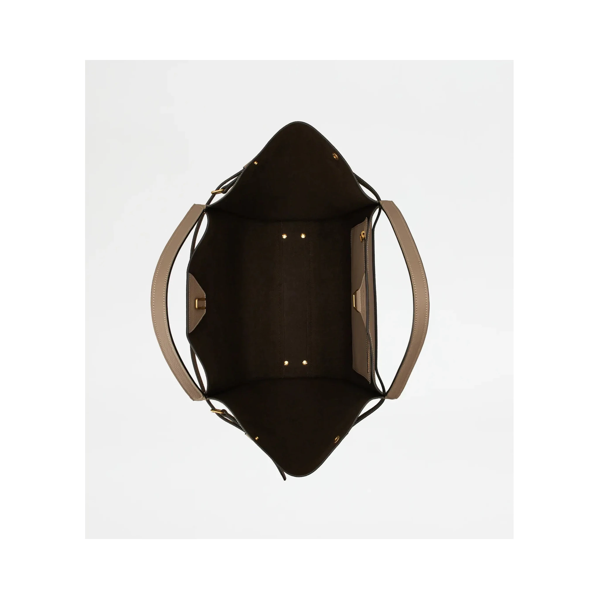 Large handbag in leather