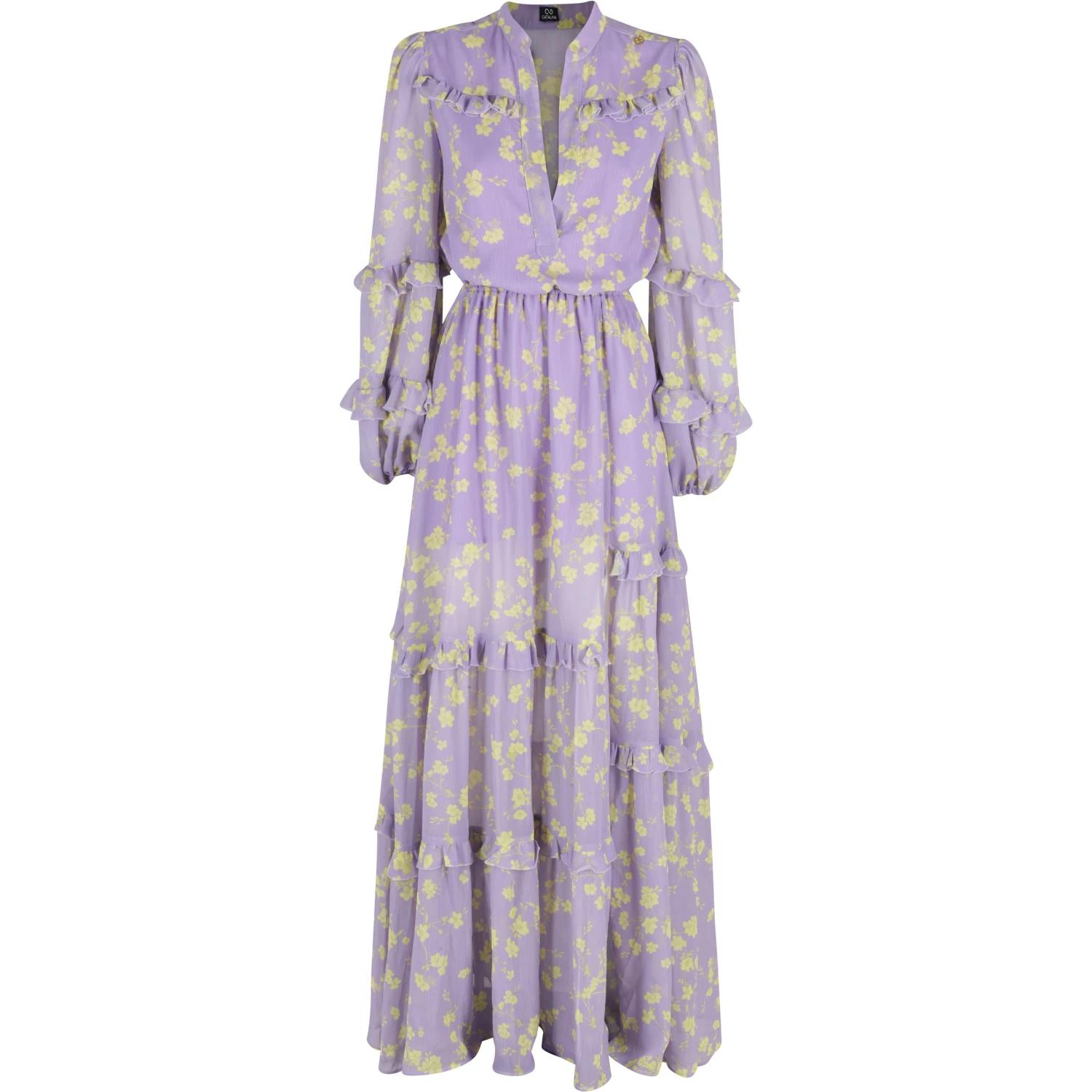 ABITO CHIFFON LUNGO