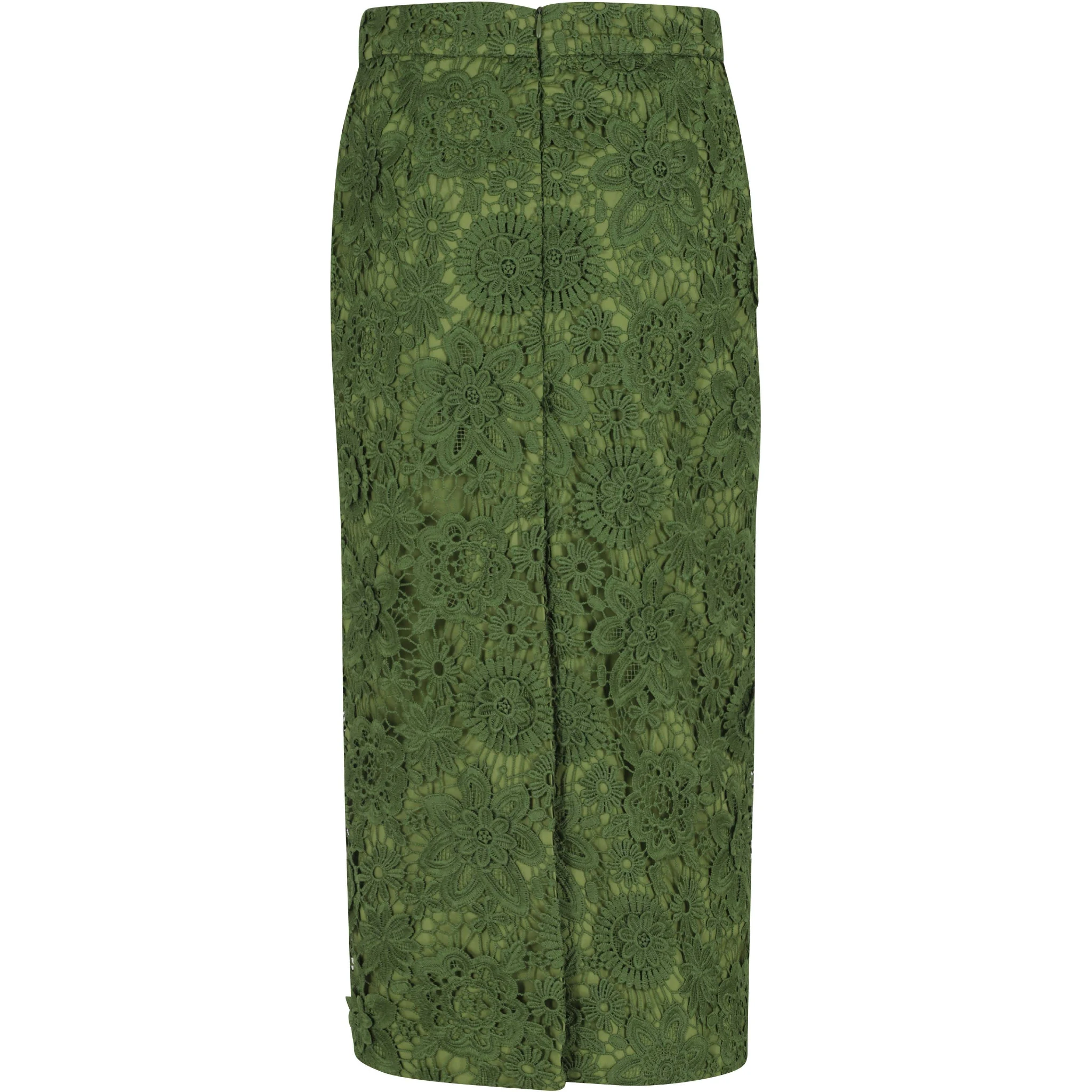 JOURGET LACE PENCIL SKIRT