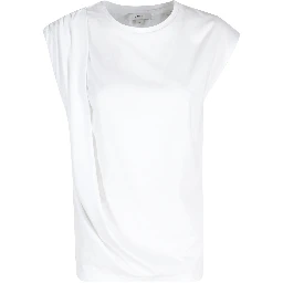 RELAXED SS DRAPE TOP