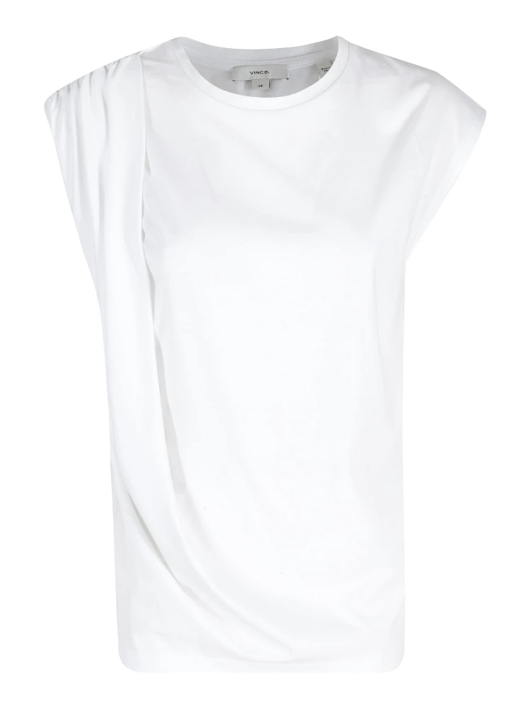 RELAXED SS DRAPE TOP