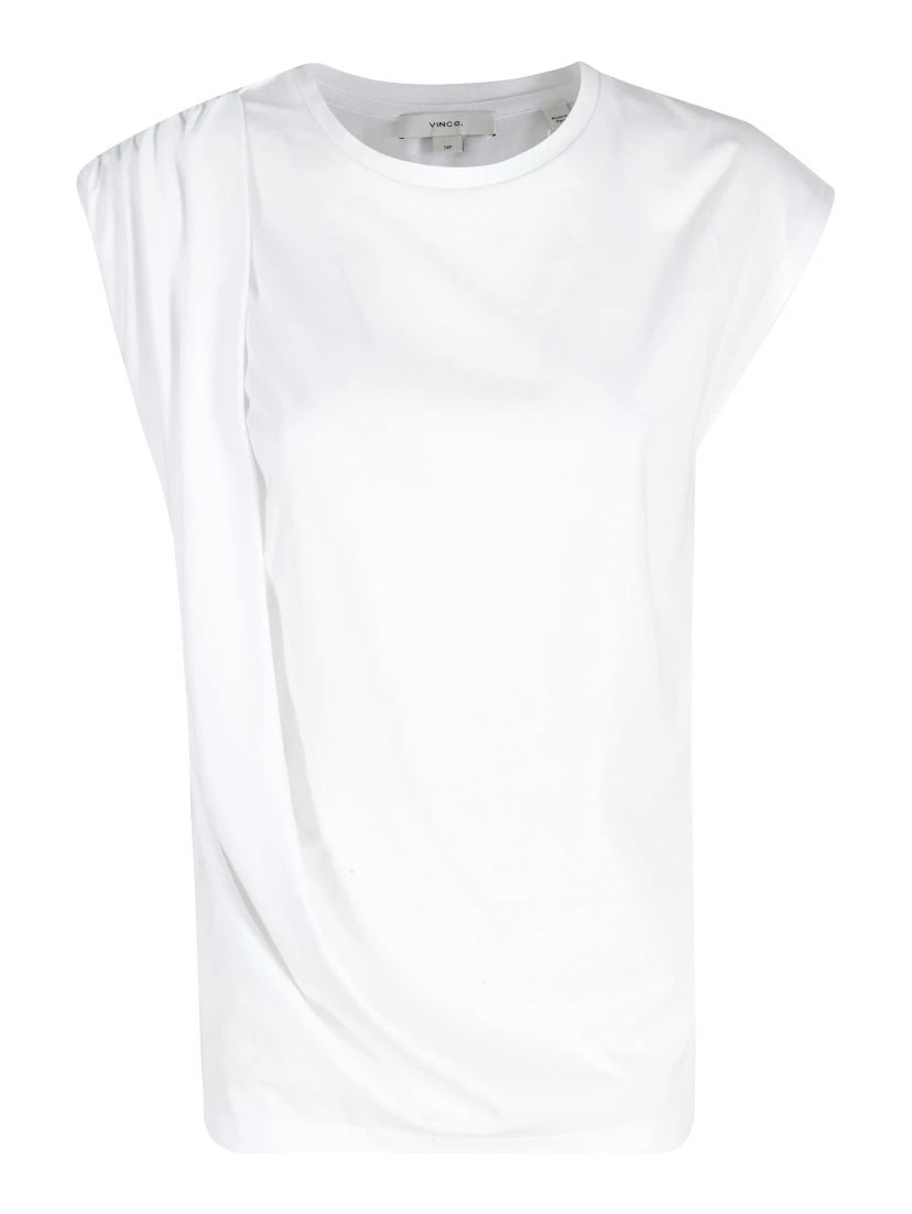 RELAXED SS DRAPE TOP