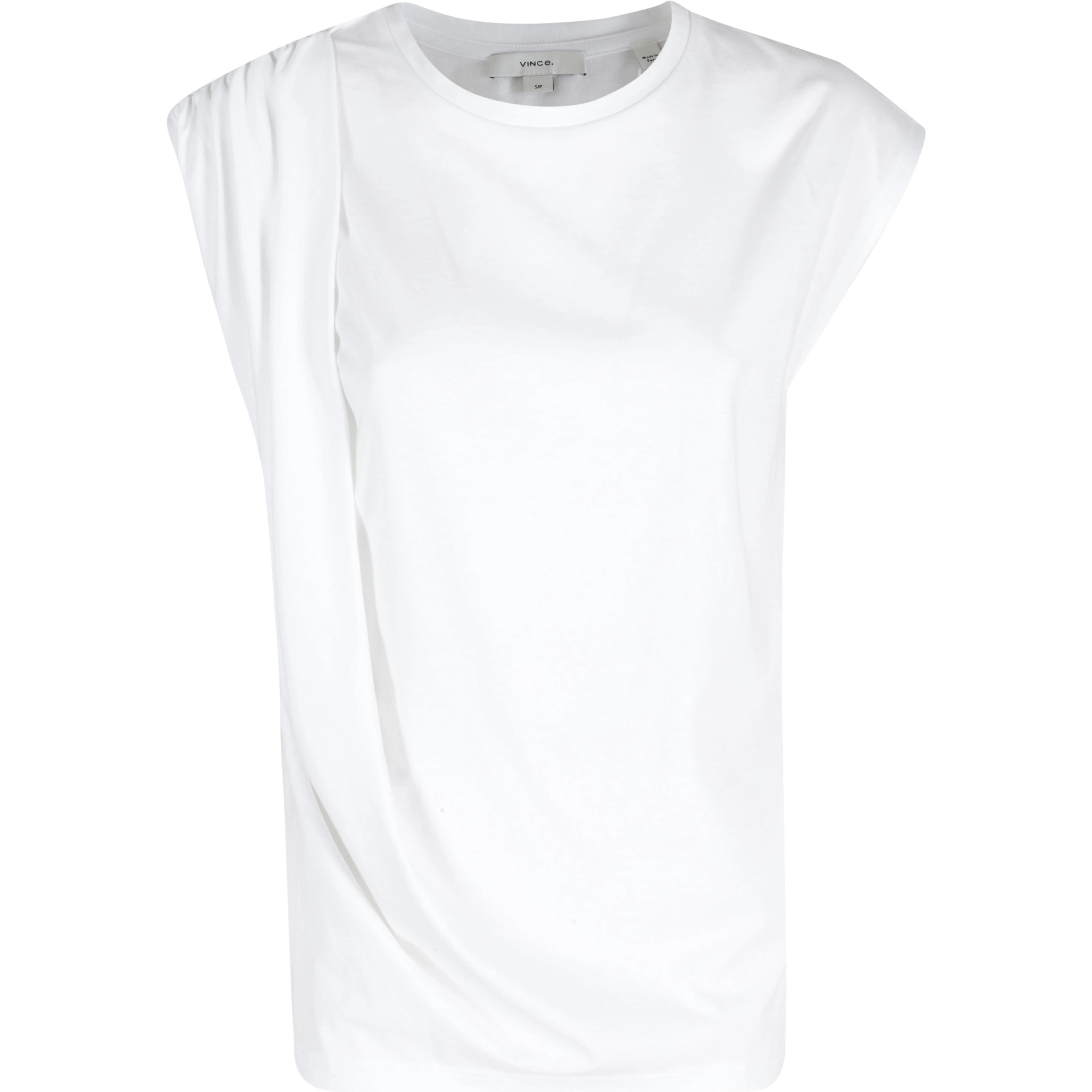 RELAXED SS DRAPE TOP