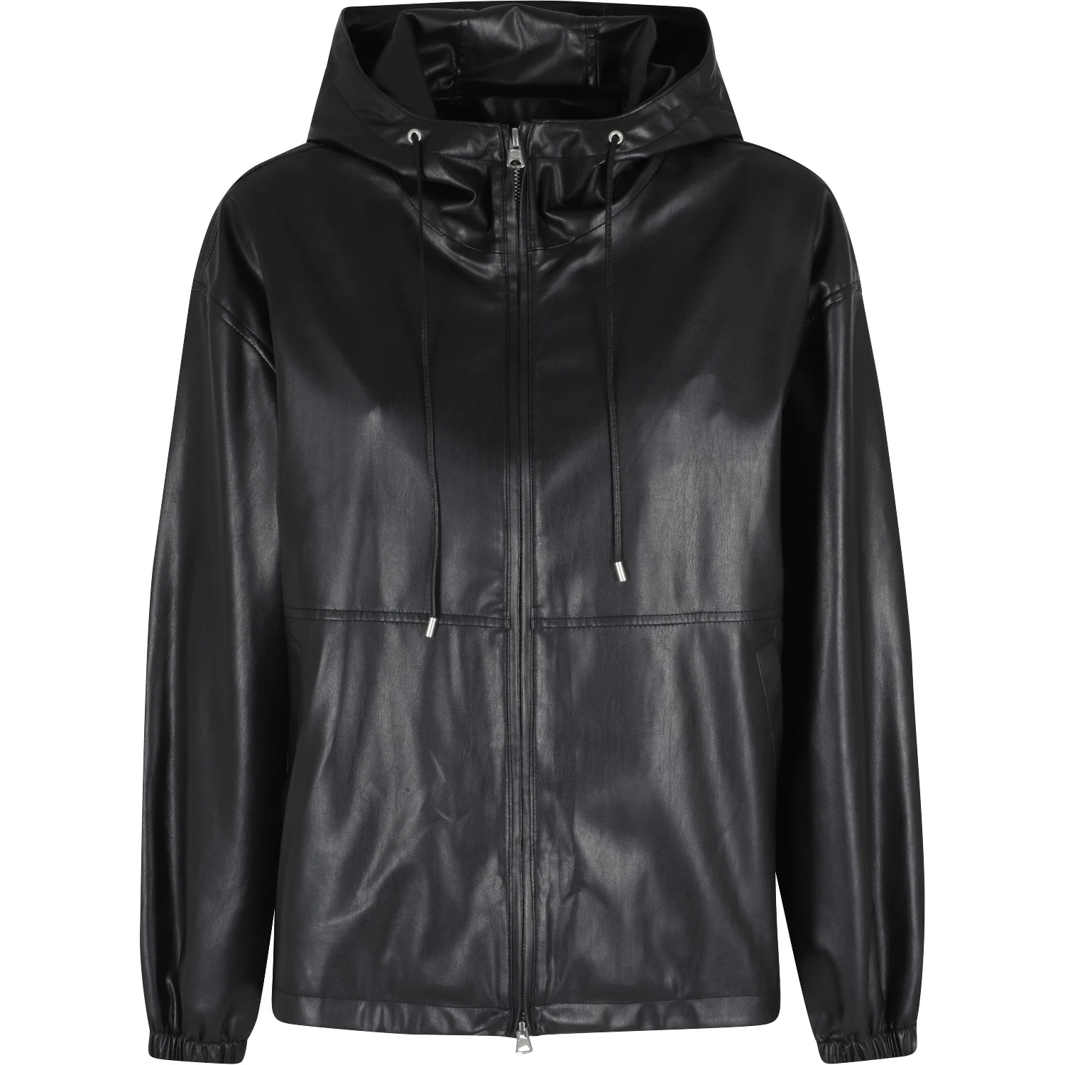 LEATHER WINDBREAKER